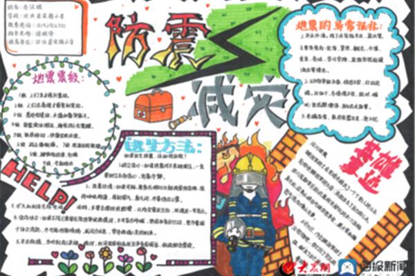地震手抄报内容