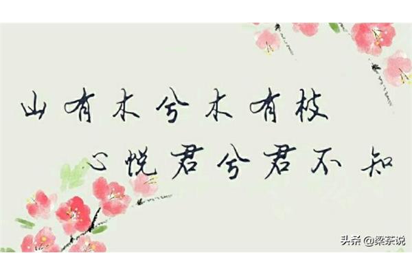 表达爱意的诗句