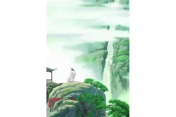望庐山瀑布图片