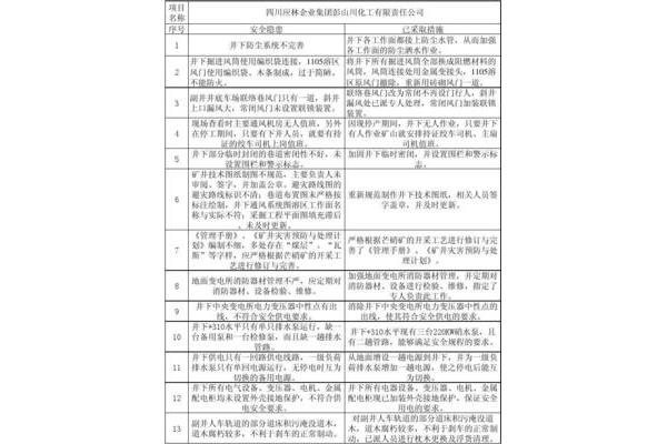 安全隐患整改方案