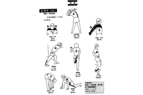 跑步前热身动作
