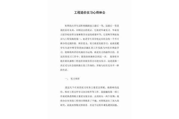 实习收获体会
