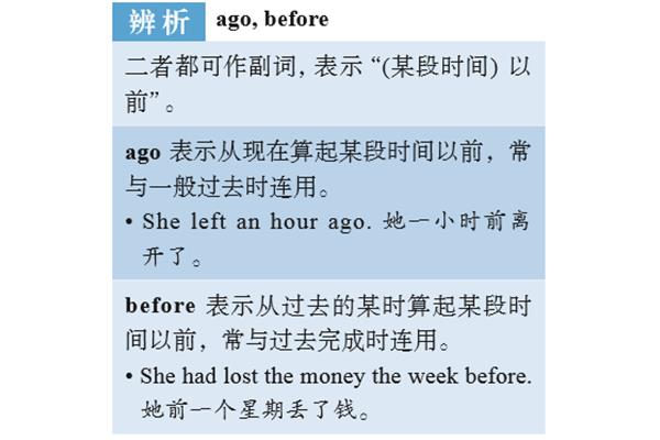 表示时间的词