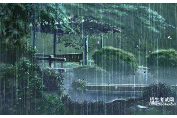 形容雨大的成语