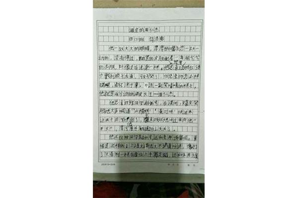 作文写人300字