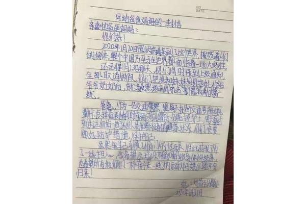 写给爸爸的信