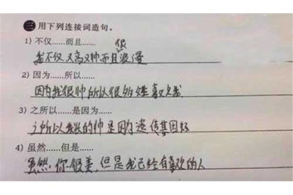 不仅而且造句