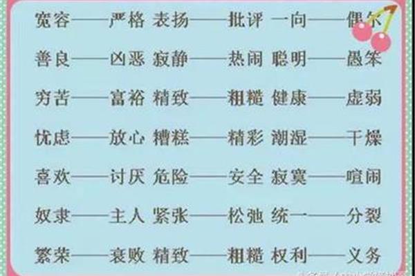 严格的近义词