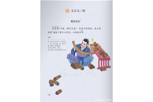 车胤囊萤的故事