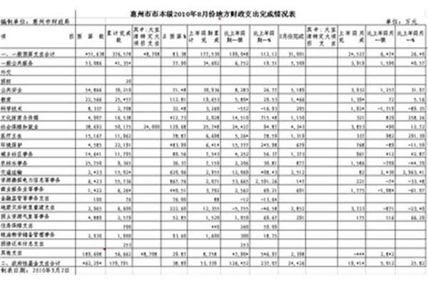 预算执行情况分析
