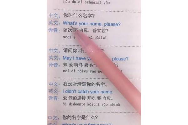 你叫什么名字英语