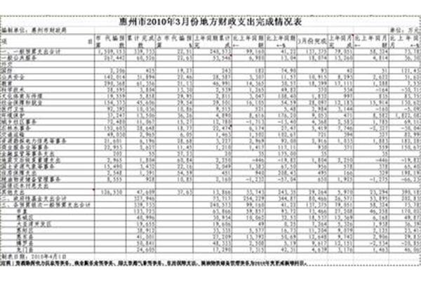 预算执行情况分析
