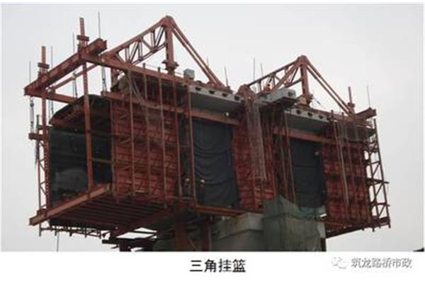 挂篮悬臂浇筑施工