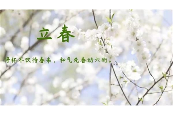 立春的诗句