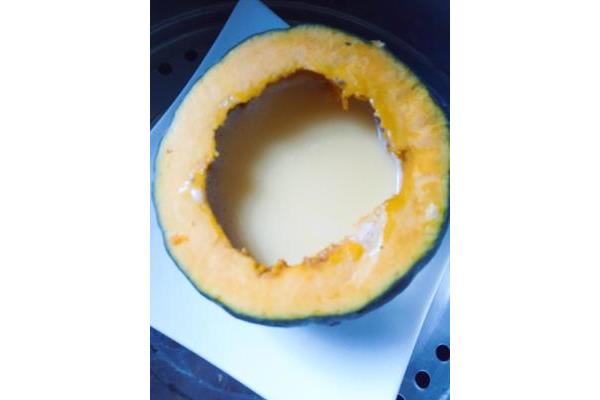 南瓜蒸蛋羹