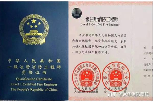 消防中级证书