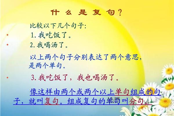复句是什么意思