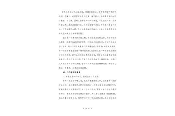 招标代理工作内容