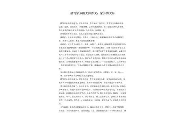 写家的作文