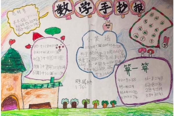 1年级数学小报