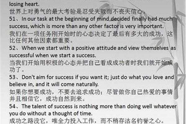 激励的英语