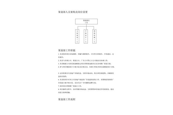 品牌策划岗位职责