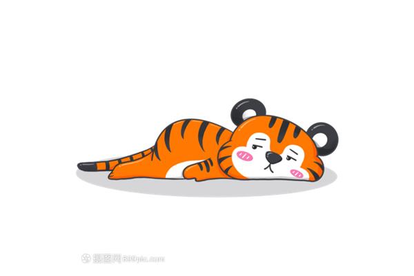 累瘫了的图片可爱