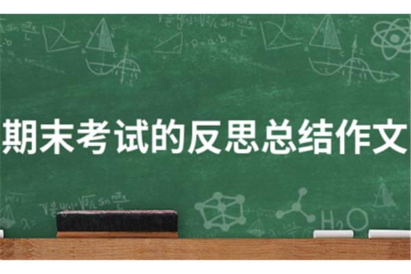 期末考试总结