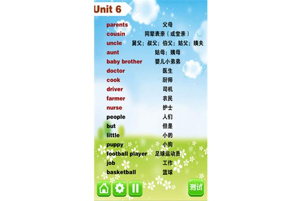 叔父的英文