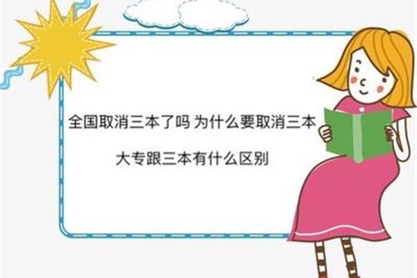 三本取消了吗