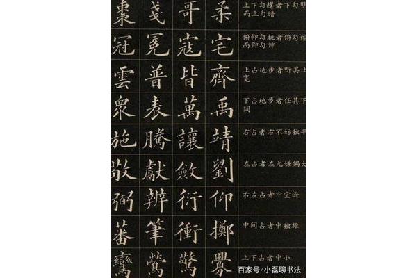 楷书的种类