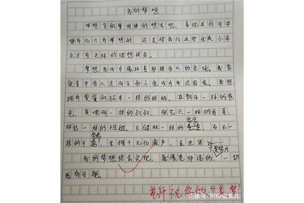 我的想法作文