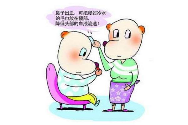如何处理流鼻血
