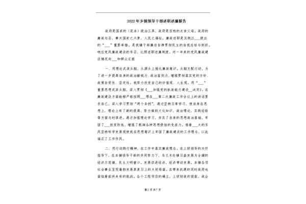 年度述职述廉报告