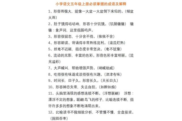 形容雨的成语