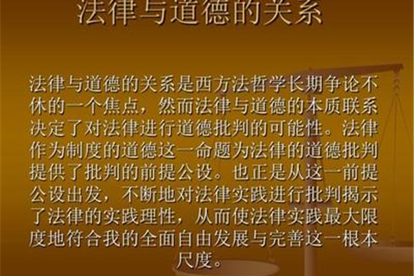 法律与道德