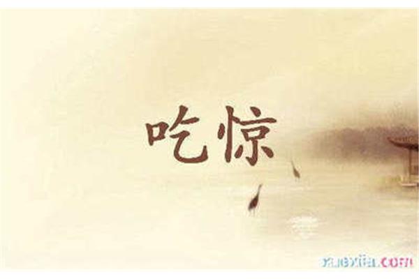 表示惊讶的成语
