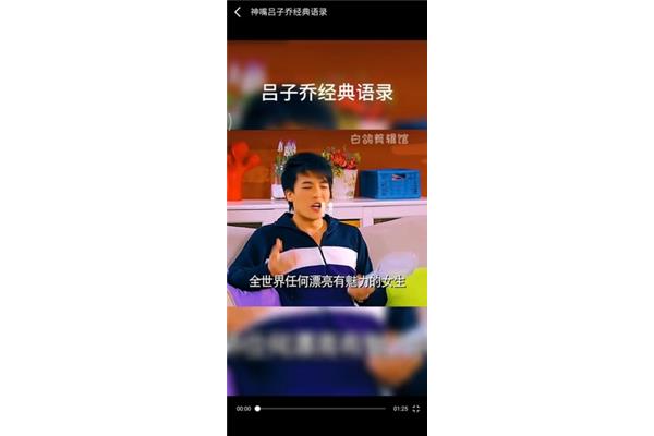吕子乔语录