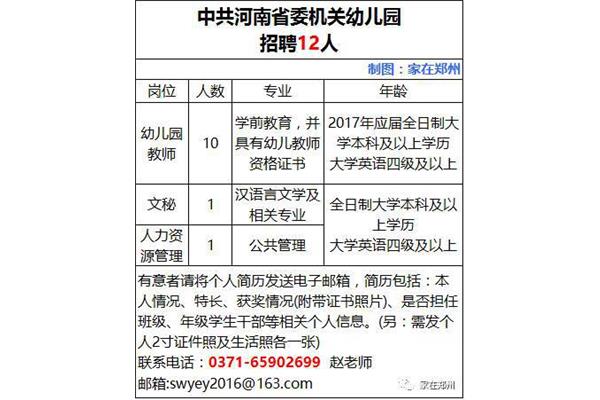 郑州事业单位招聘