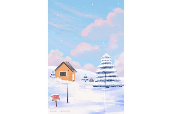 下雪的场景