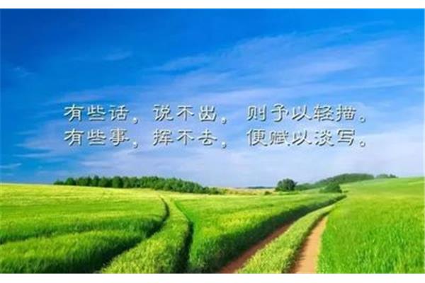 人生感悟正能量