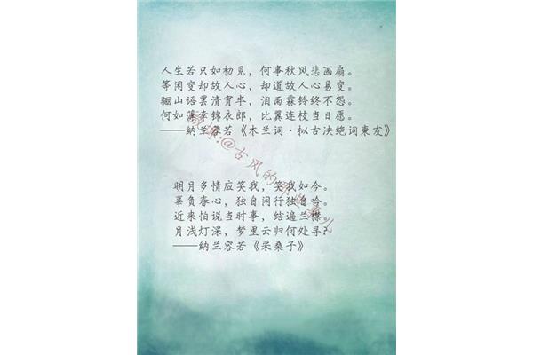 惆怅的诗句