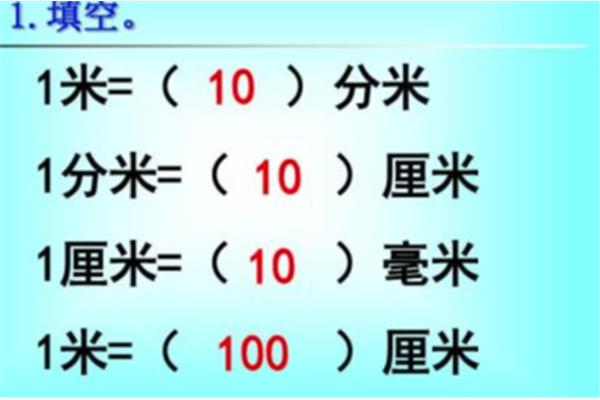 等于多少厘米