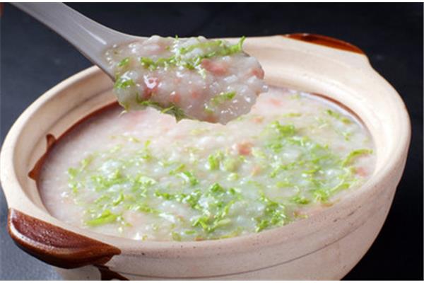 芹菜牛肉粥