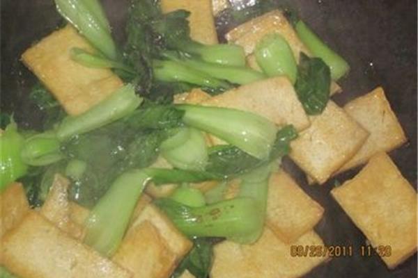 青菜豆腐怎么炒