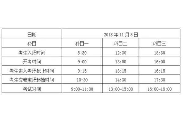 小学教资考试时间