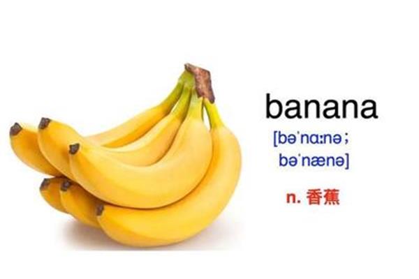 香蕉的英语怎么写
