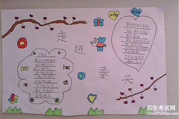 关于春天的手抄报
