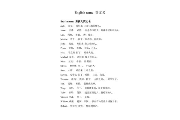 好听英文名女生