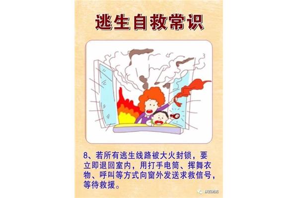 火灾自救逃生方法